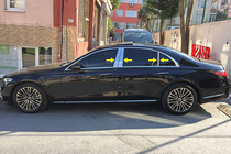 Mercedes S-class W223 2020- Coperture montanti in acciaio inox foto 1