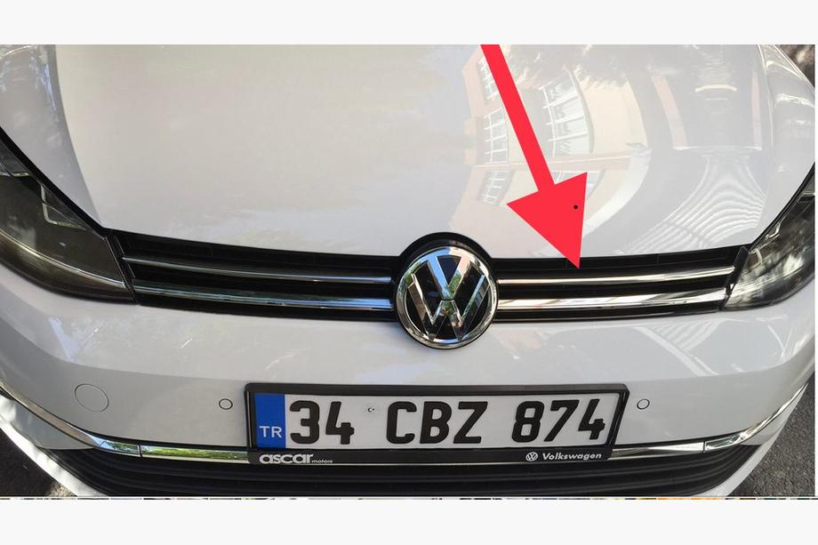 Volkswagen Golf 7/E-Golf 2012-2020 Coperture griglia 2017-2020 (acciaio inox) Foto 2