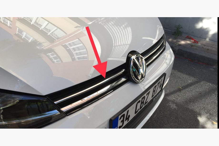 Volkswagen Golf 7/E-Golf 2012-2020 Coperture griglia 2017-2020 (acciaio inox) Foto 3