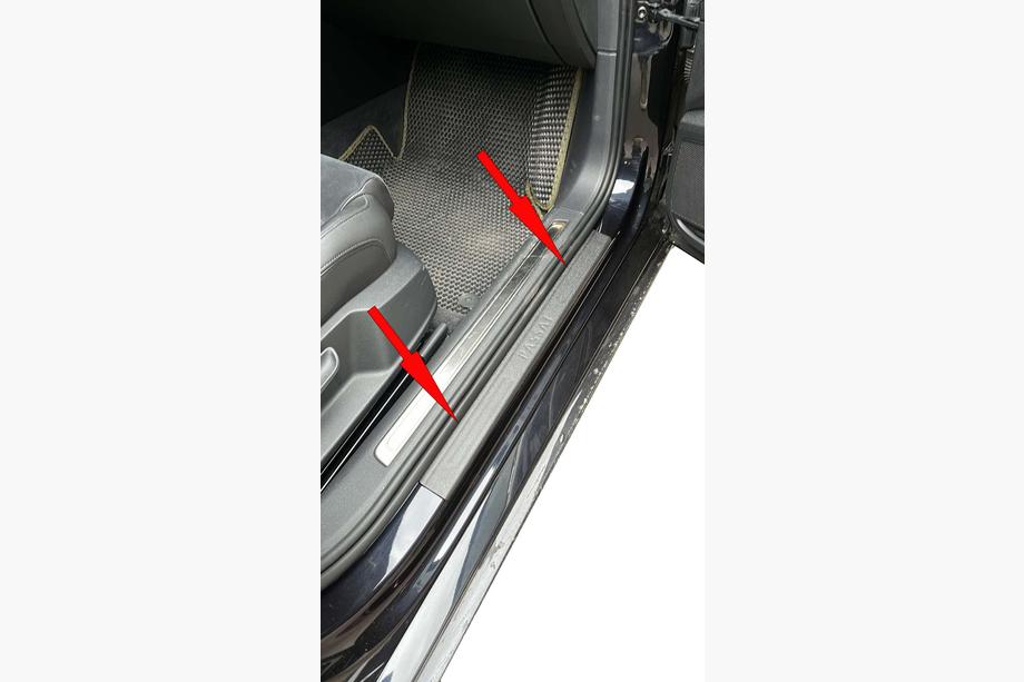 Volkswagen Passat CC 2008-2017 Battitacco DDU (4 pz, plastica) Foto 3