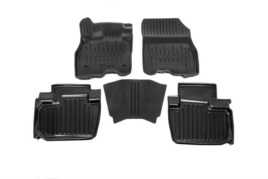 Nissan Leaf 2010-2017 Tappetini in gomma Stingray 3D (5 pz, poliuretano) Image
