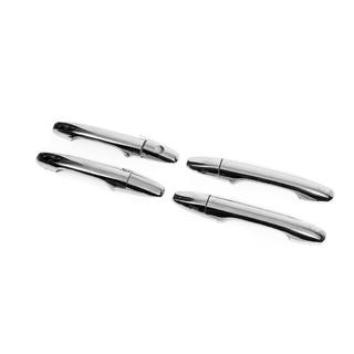 Coperture Maniglie Cromate (4 pz, Acciaio Inox) Honda Civic Sedan VIII 2006-2011 foto 3
