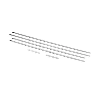 Modanature inferiori finestrini acciaio inox (6 pz) foto 2
