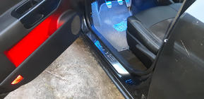 Kia Ceed 2007-2012 Battitacco OmsaLine (4 pz, acciaio inox) foto 1
