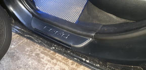 Kia Ceed 2007-2012 Battitacco OmsaLine (4 pz, acciaio inox) foto 2