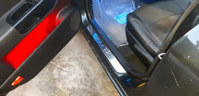 Kia Ceed 2007-2012 Battitacco OmsaLine (4 pz, acciaio inox) foto 5