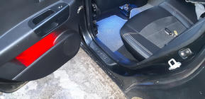 Kia Ceed 2007-2012 Battitacco OmsaLine (4 pz, acciaio inox) foto 8