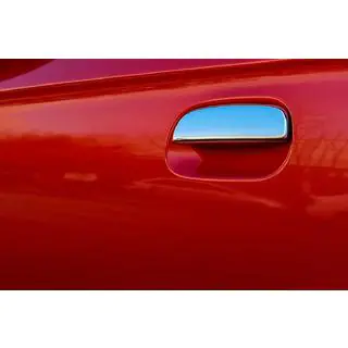 Coperture Maniglie Cromate (4 pz, Acciaio Inox) Kia Soul I 2008-2013 foto 3