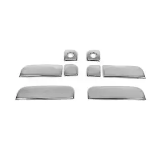 Coperture Maniglie Cromate (4 pz, Acciaio Inox) Kia Soul I 2008-2013 foto 4