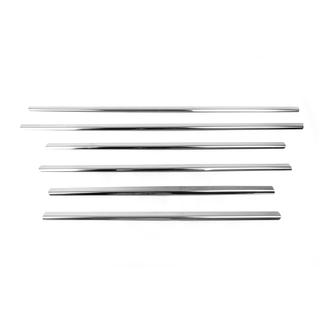 Cornici Finestrini Acciaio Inox Mercedes C-class W203 2000-2007 foto 4
