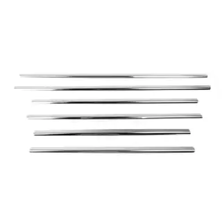 Cornici Finestrini Acciaio Inox Mercedes C-class W203 2000-2007 foto 4
